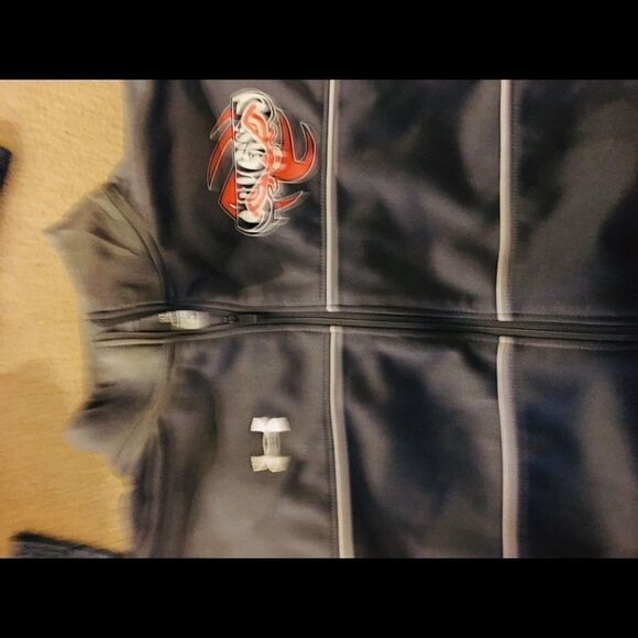 Under Armour Gray Athletic Jacket Small Petite - Picture 7 of 8